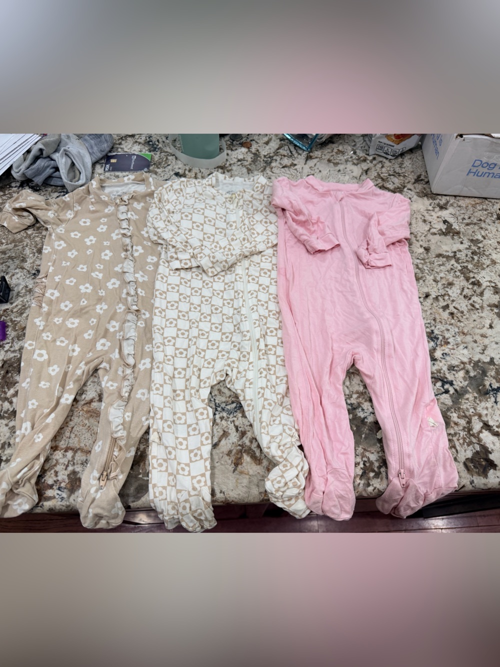 Lot of Bamboo Milkberry One-Piece Sleepers